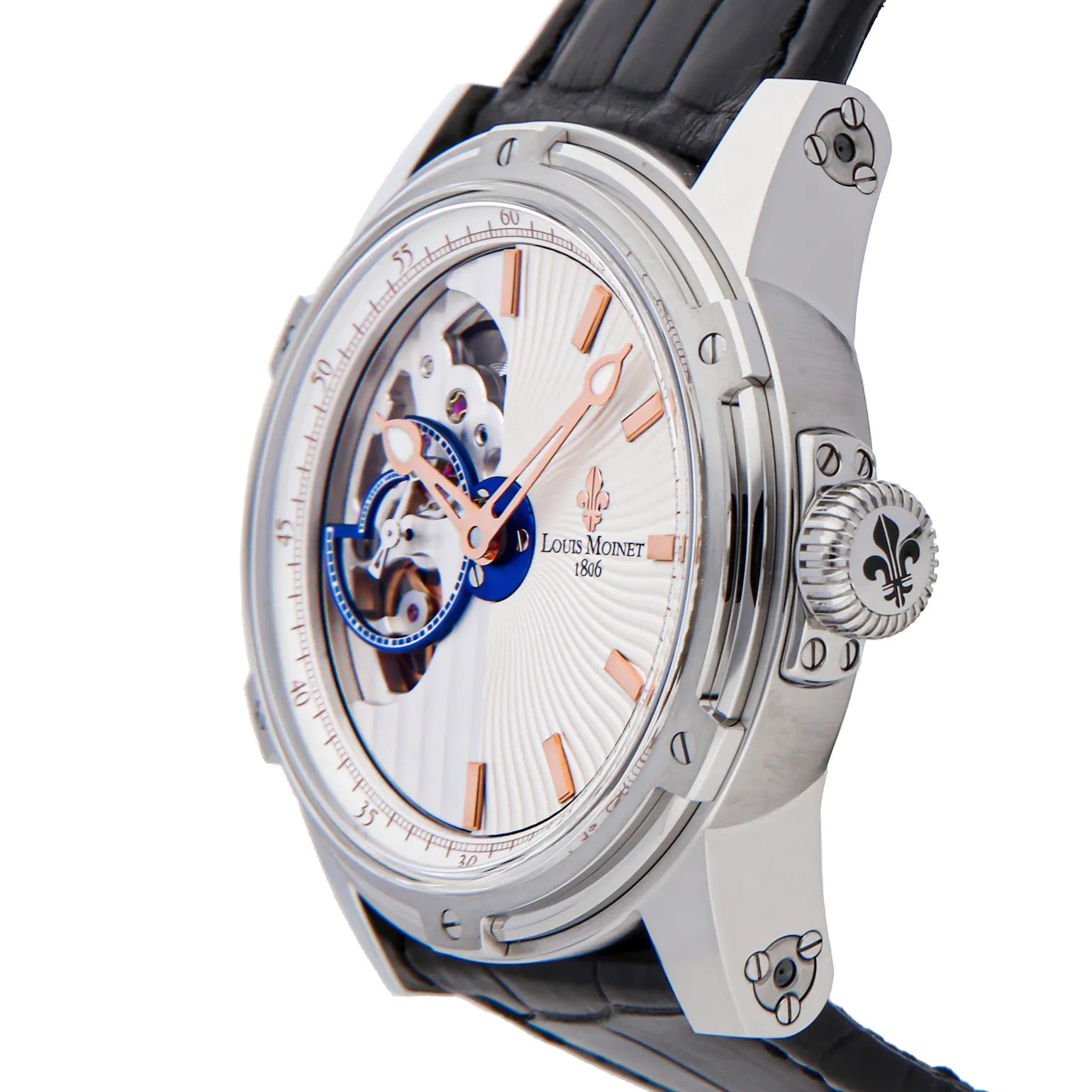 Louis Moinet LM-45.10B.MO Moon Stainless Steel Limited Edition